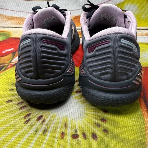 Brooks Adrenaline GTS 22 Womens Running Shoes Size 8.5 Gray & Pink - Picture 7 of 10
